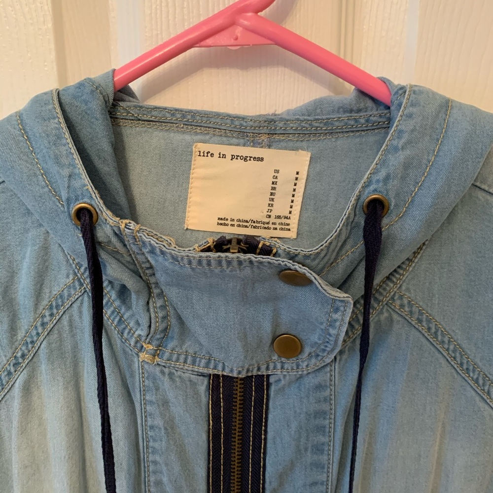 F21 Life In Progress Chambray Jacket - image 7